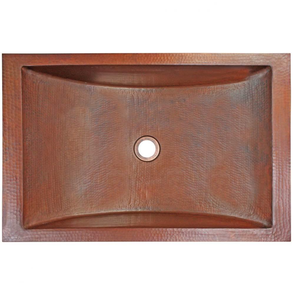 Hammered Rectangular Crescent