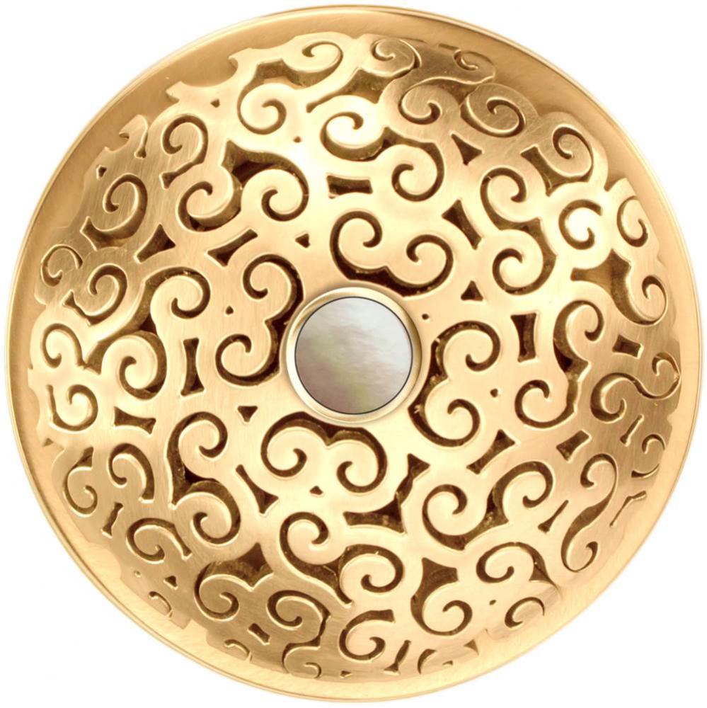 Swirl Grid with Mother of Pearl Screw