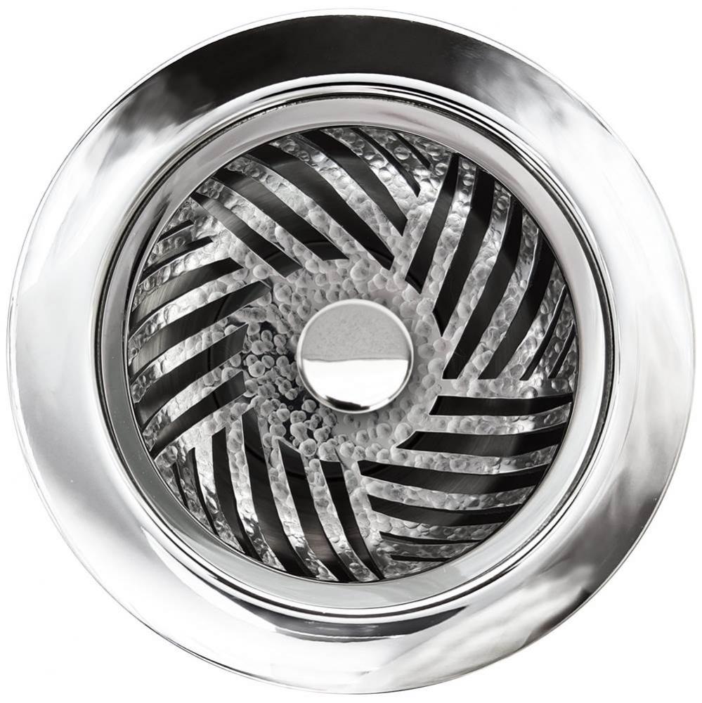 Herringbone Disposal Flange with Decorative Basket Strainer Stopper