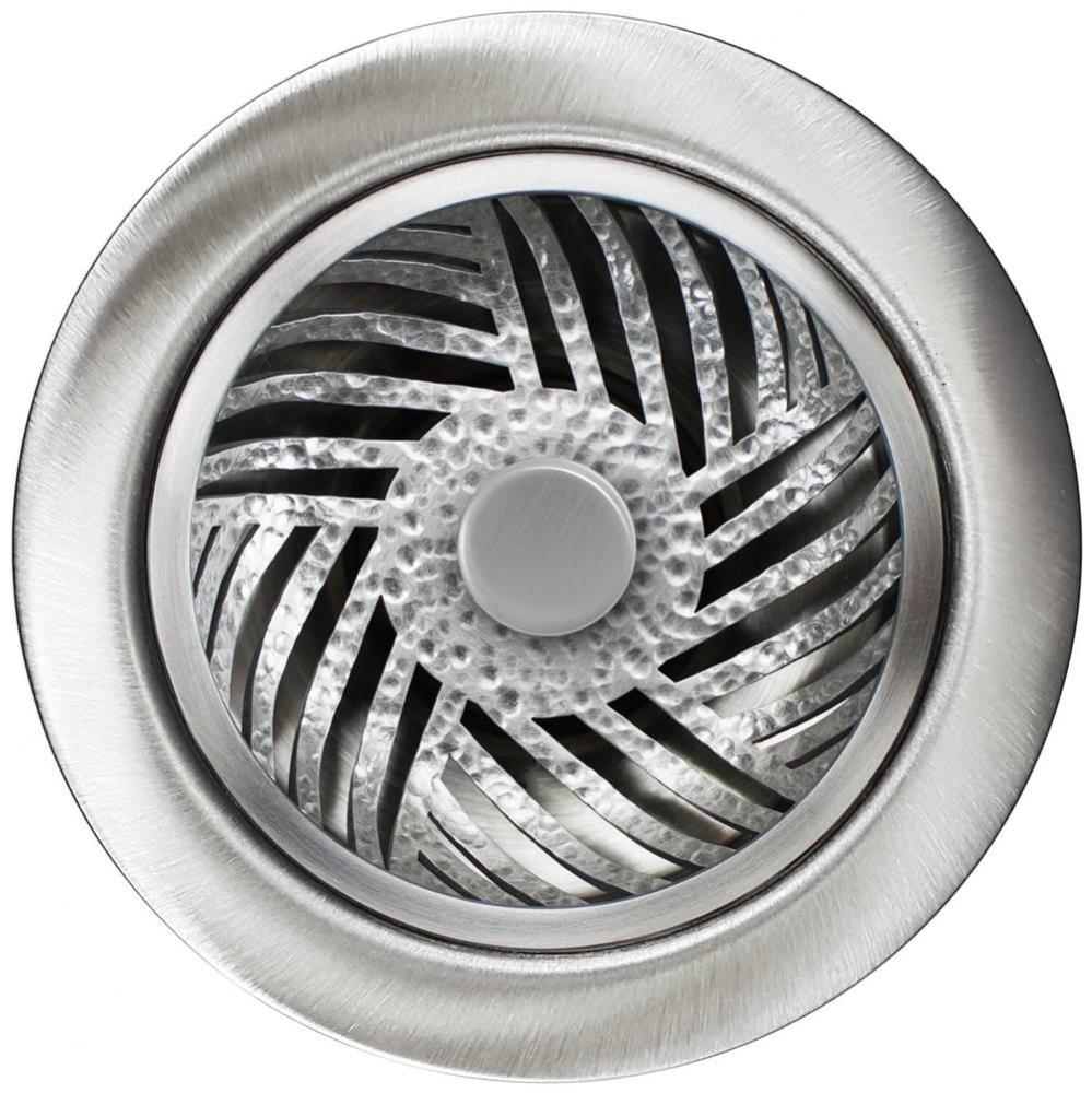 Herringbone Disposal Flange with Decorative Basket Strainer Stopper