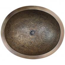 Linkasink B016 AB - Oval Botanical