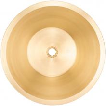 Linkasink BR007 UB - Bronze round flat bottom smooth