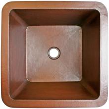 Linkasink C007-2 WC - Hammered Large Square with 2'' drain opening