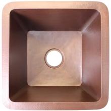 Linkasink C008 WC - Hammered Large Square with 3.5'' drain opening