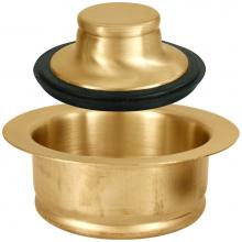 Linkasink D007 UB - Disposal Flange Kit - Satin Unlacquered Brass