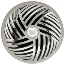 Linkasink D013 PS-SCR01-N - Herringbone Grid Strainer - Sphere screw, No Overflow