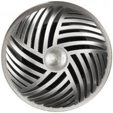 Linkasink D013 SS-SCR01-N - Herringbone Grid Strainer - Sphere Screw, No Overflow