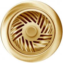 Linkasink D073 SSB - Herringbone Disposal Flange with Stopper