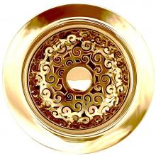 Linkasink D076 PSB - Swirl Disposal Flange with Stopper