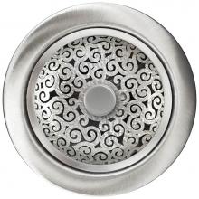 Linkasink D076 SH - Swirl Disposal Flange with Stopper