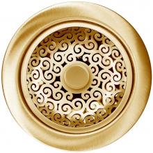 Linkasink D076 SSB - Swirl Disposal Flange with Stopper