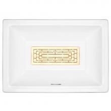 Linkasink G005 UB - Grill - Tiffany Grate Satin Unlacquered Brass