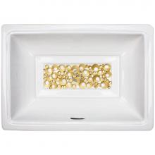 Linkasink G010 WB - Coral - Tiffany Grate Satin White Bronze