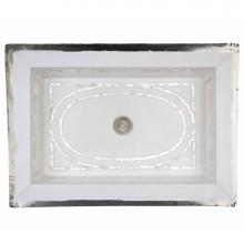 Linkasink MI04 W - Graphic Mother of Pearl Inlay - Undermount