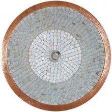 Linkasink V001 UM - Round Flat Bottom Mosaic Small - Undermount