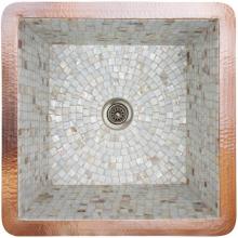 Linkasink V008 UM - Square Mosaics Sink Dark Bronze - Undermount