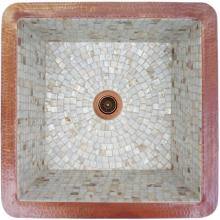 Linkasink V008 WC - Square Mosaics Sink - Weathered Copper
