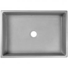 Linkasink AC03G - PHOEBE: Concrete Rectangle Vessel Sink