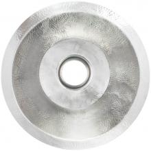 Linkasink BLD104-3.5SS - Small Flat Round Builder's Series Hammered Metal