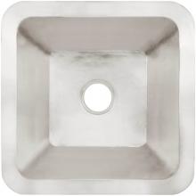 Linkasink CS008SS - Smooth Large Square 3.5'' drain opening