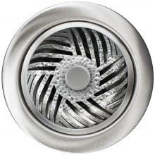 Linkasink D073SH - Herringbone Disposal Flange with Decorative Basket Strainer Stopper