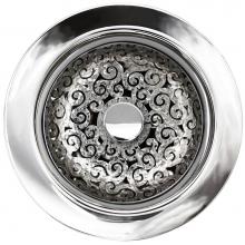 Linkasink D076PH - Swirl Disposal Flange with Decorative Basket Strainer Stopper