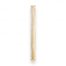 Linkasink VH008SB-BRS - 18'' Artisan Glass Prism Vanity Hardware, Large Rectangle with Églomisé Prism