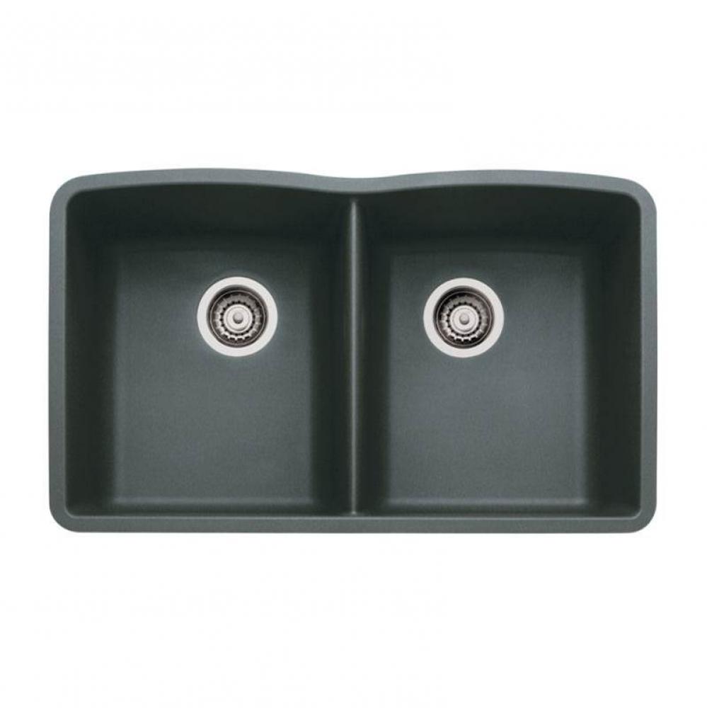 SILGRANIT® Double Bowl 50/50 Undermount Sink