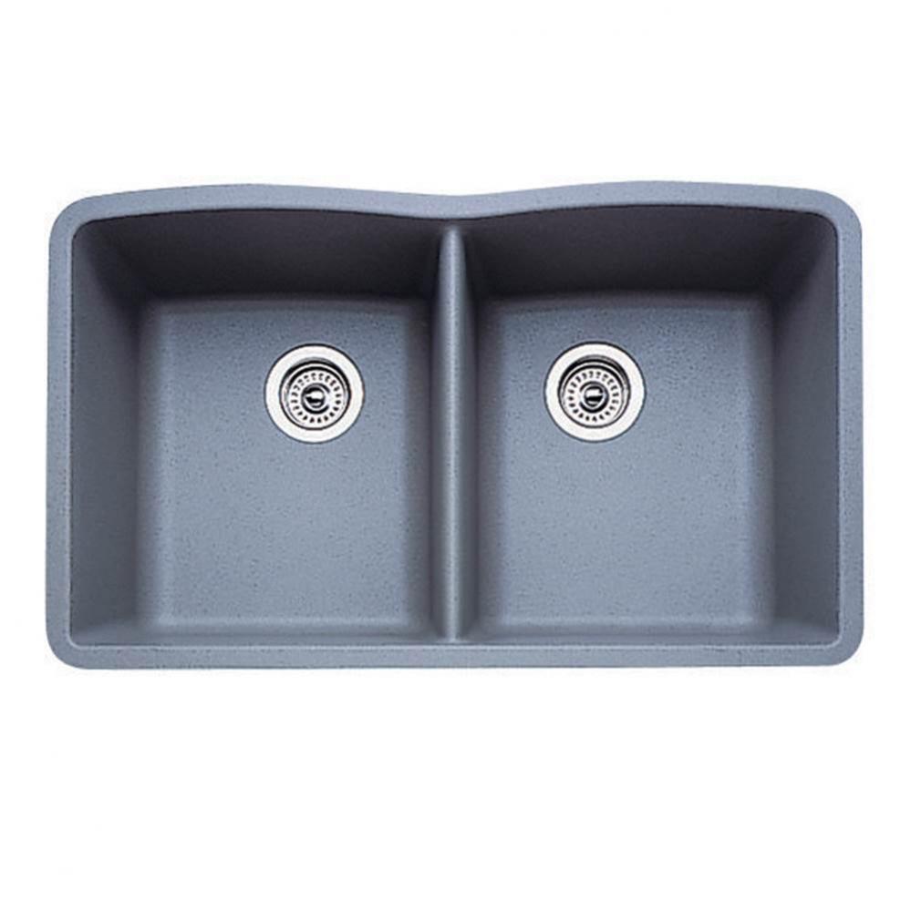 SILGRANIT® Double Bowl 50/50 Undermount Sink