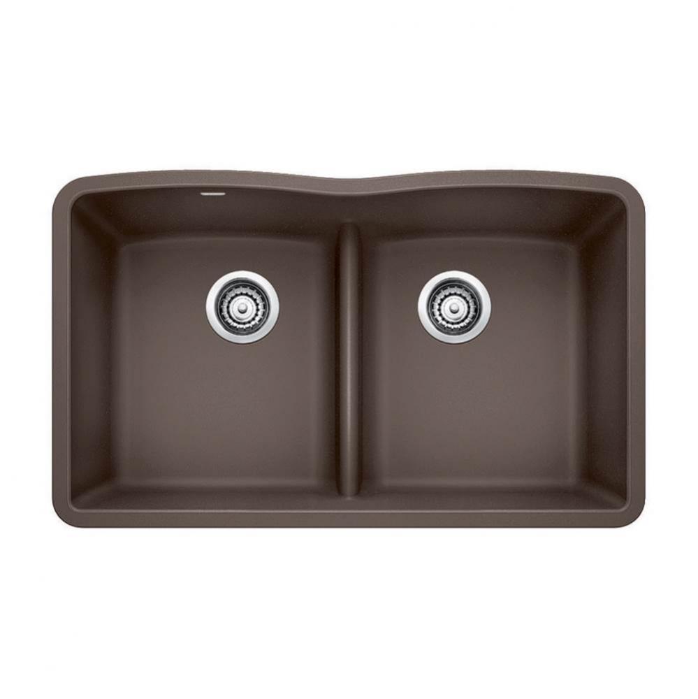 SILGRANIT® Double Bowl 50/50 Low Divide Undermount Sink