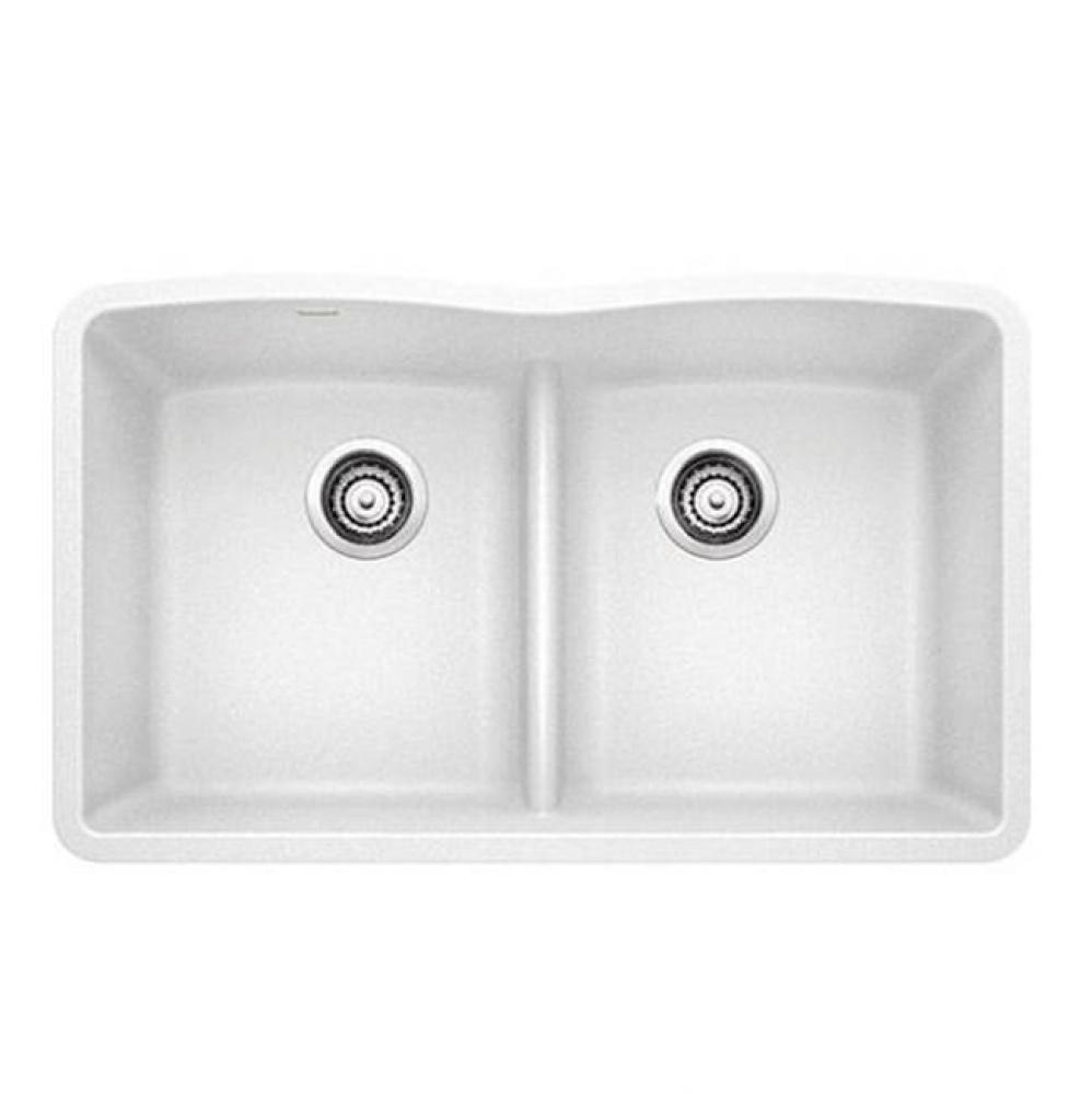 SILGRANIT® Double Bowl 50/50 Low Divide Undermount Sink