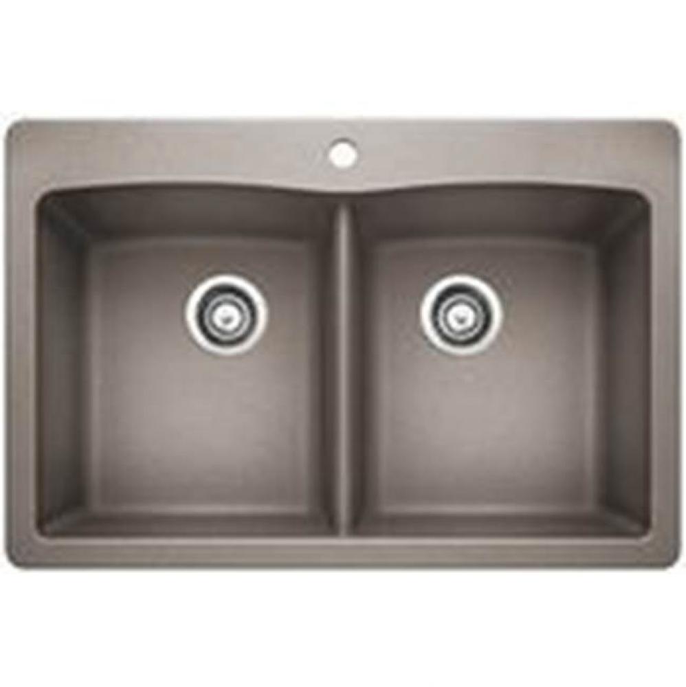 SILGRANIT® Double Bowl 50/50 Dual Mount Sink