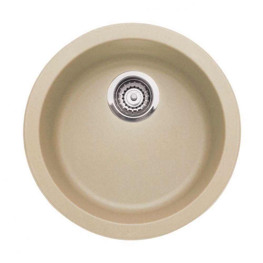 17-11/16 X 6-5/8'' Round Single Bowl Dual