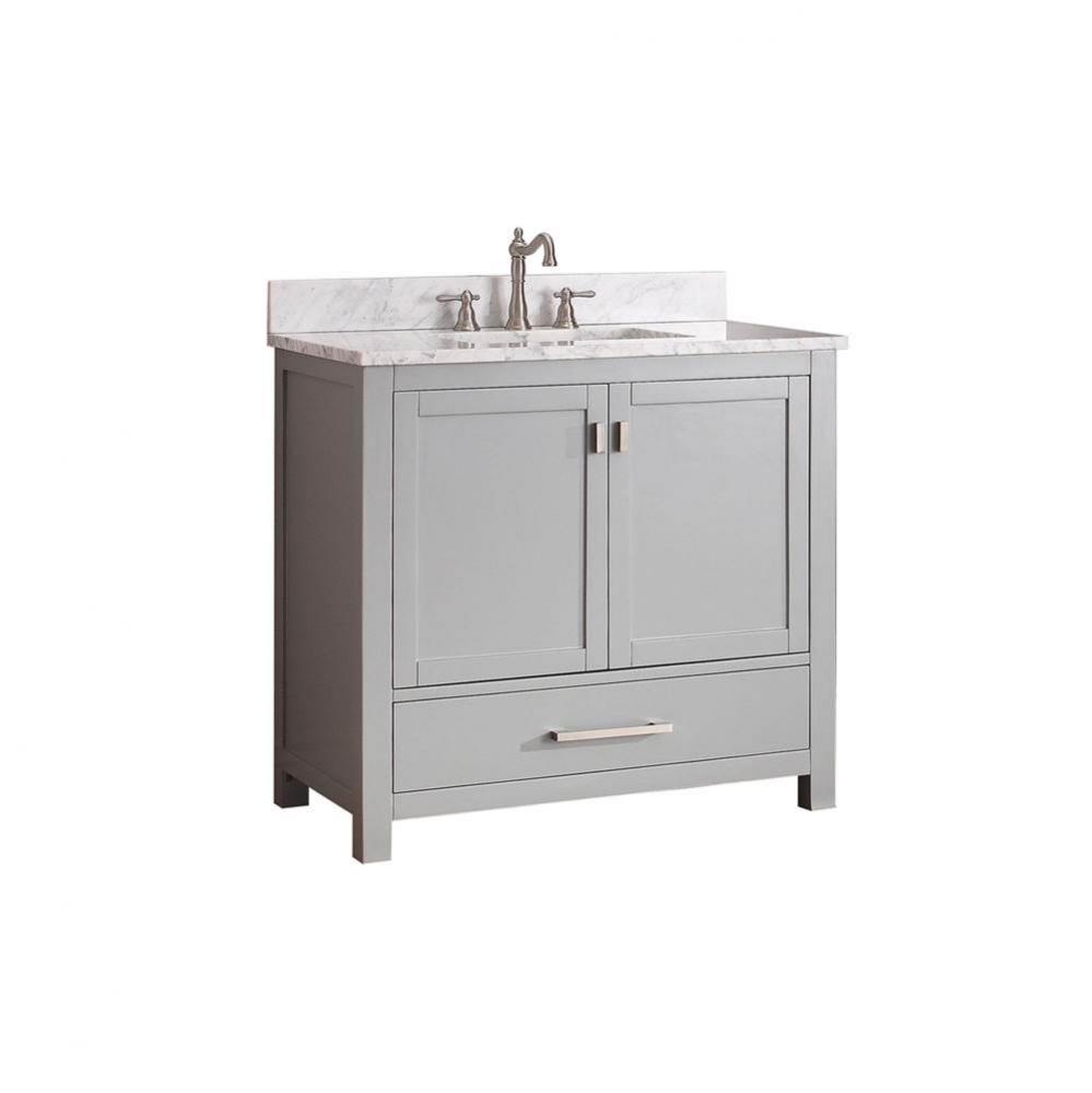 Andressa® Modern 37'' Single Bowl Bathroom Vanity