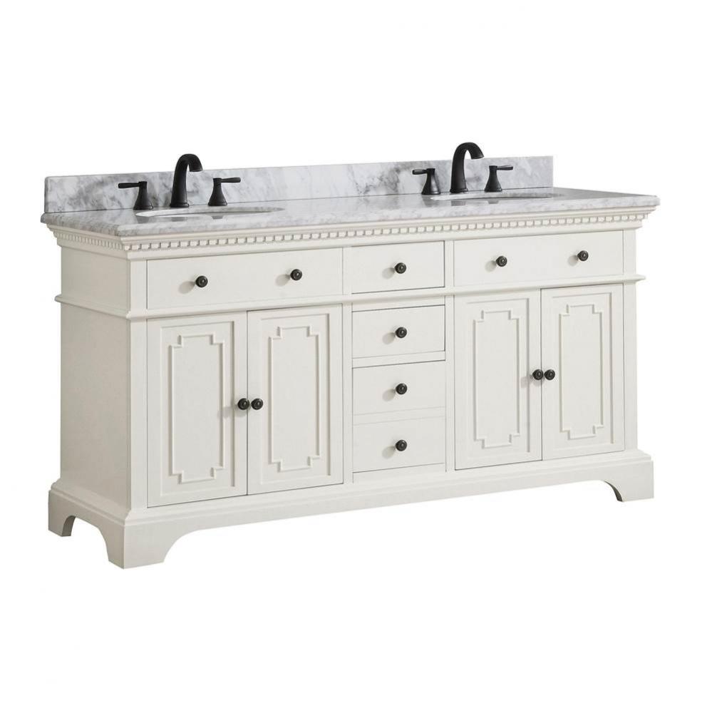 Andressa® Classic 61'' Double Bowl Bathroom Vanity