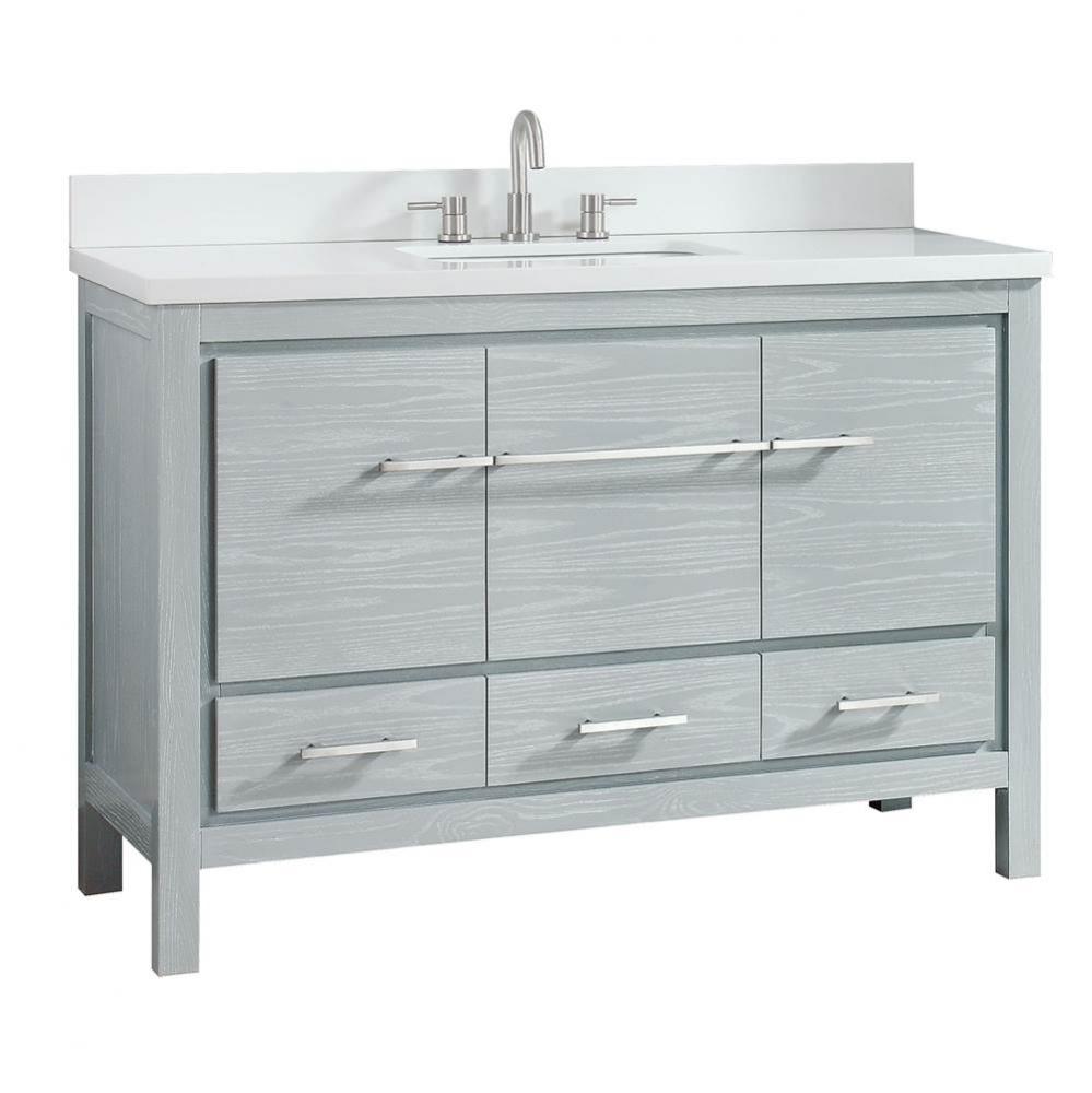 Andressa® Eclectic 49'' Single Bowl Bathroom Vanity