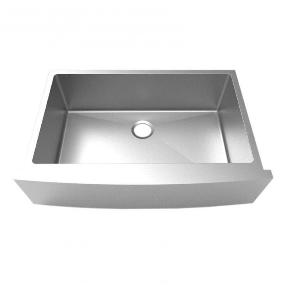 16 Gauge Apron Front Single Bowl Sink