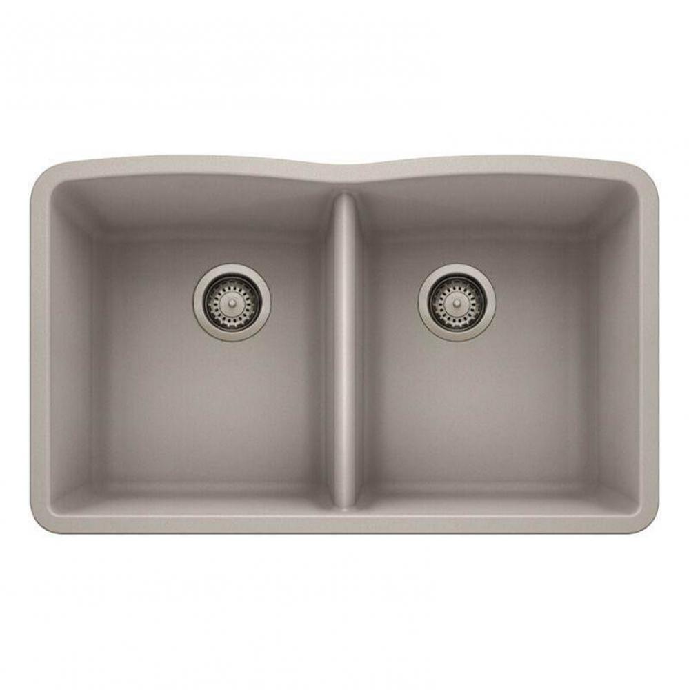 SILGRANIT® Double Bowl 50/50 Undermount Sink