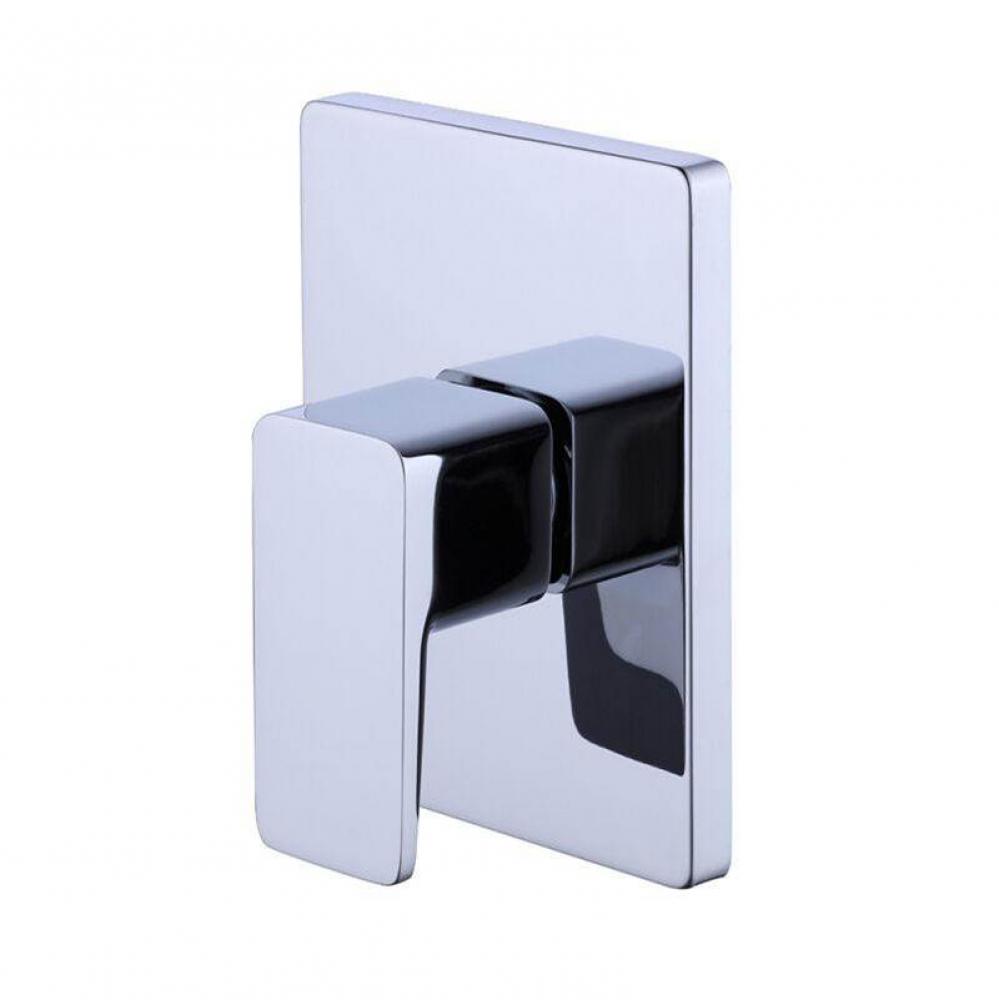 Modern Square 3-Way Lever Handle Diverter Trim