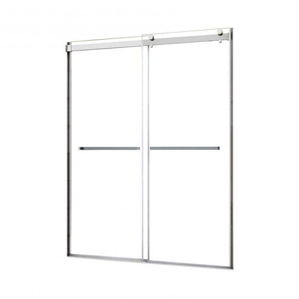 Architectural Frameless Double Roller Shower Door