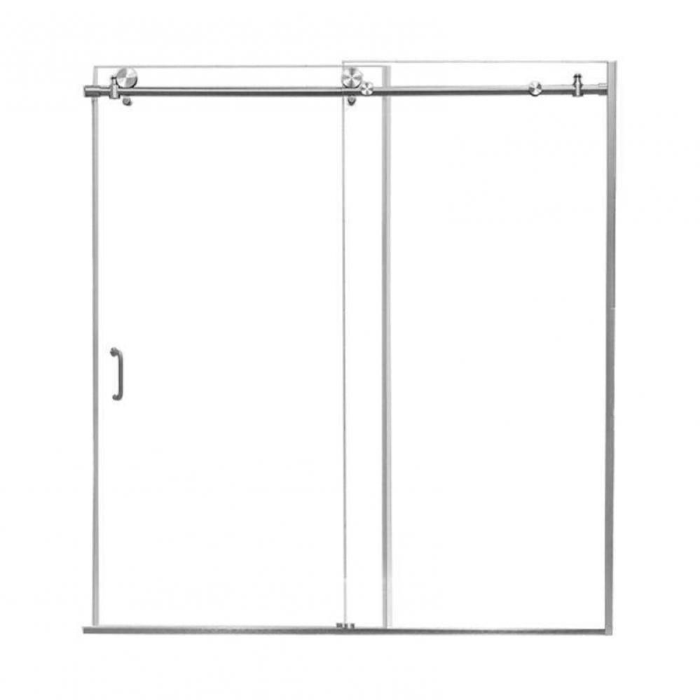 Modern Frameless Roller Shower Door