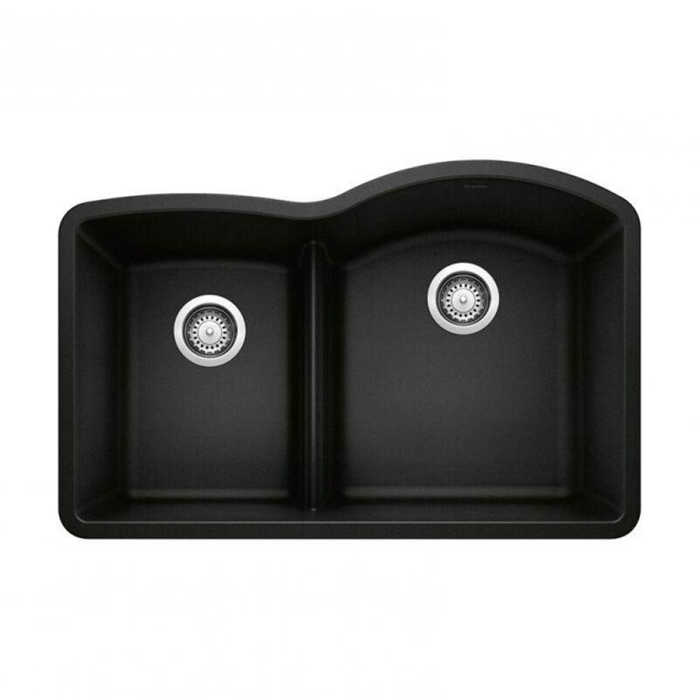 SILGRANIT Double Bowl 40/60 Offset Low Divide Undermount Sink