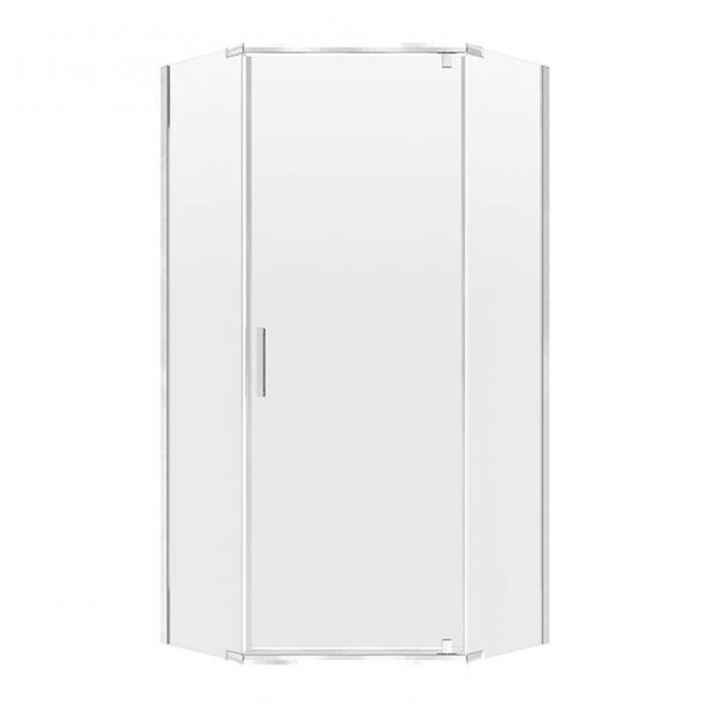 Minimalist Frameless Neo-Angle Shower Door