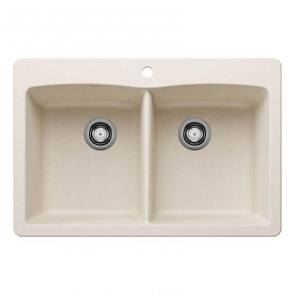 SILGRANIT® Double Bowl 50/50 Dual Mount Sink