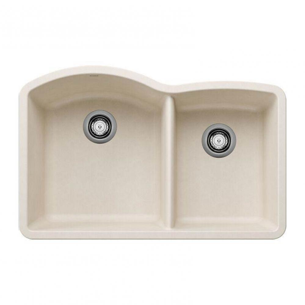 SILGRANIT® Double Bowl 60/40 Offset Undermount Sink