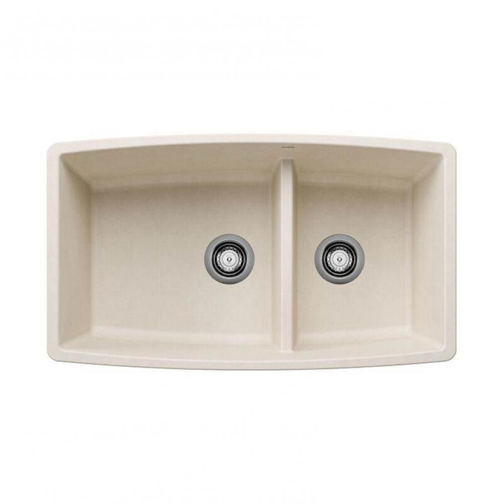 SILGRANIT® Double Bowl 60/40 Offset Low Divide Undermount Sink