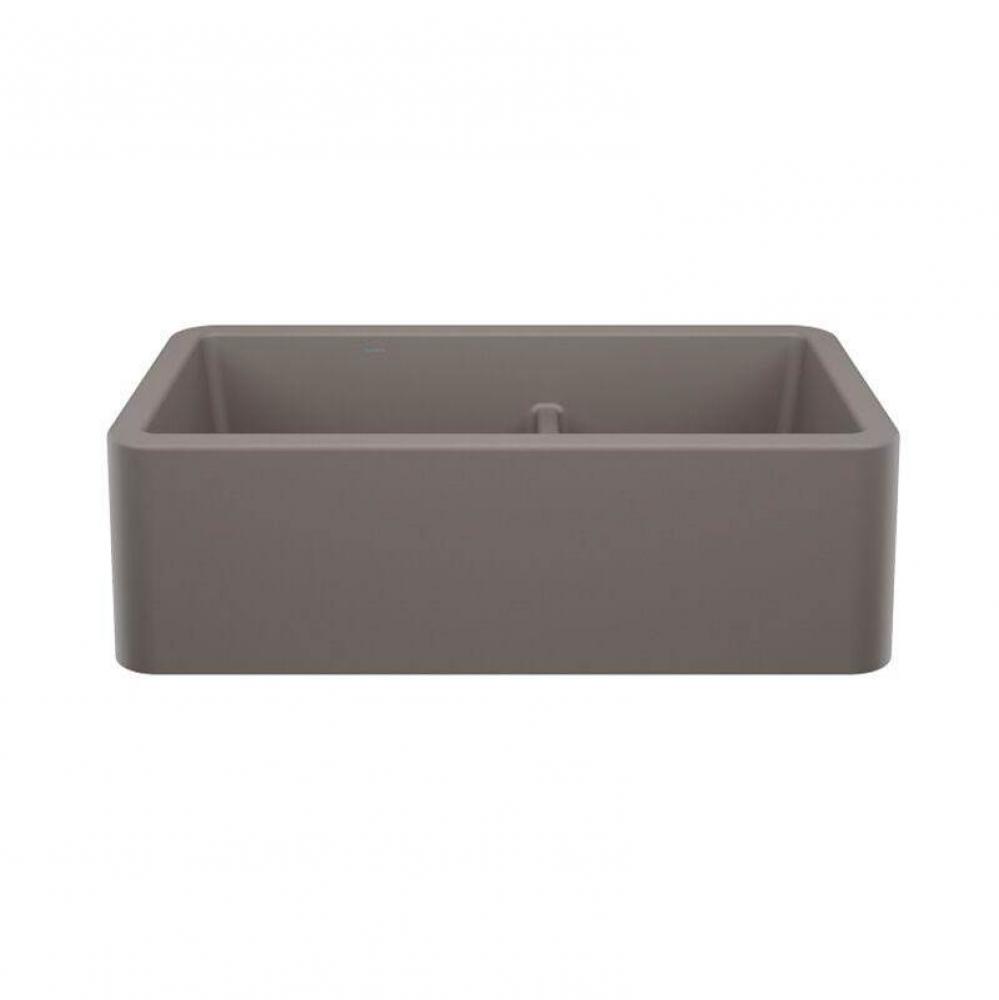 SILGRANIT® Double Bowl 60/40 Offset Low Divide Apron Front Sink