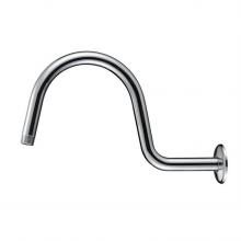 Luxart LS12SA-CP - 12'' ‘S’ Style Shower Arm & Flange