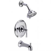 Luxart FE411TO-CP - Feliciana Tub and Shower Trim with Lever Handle