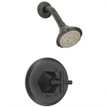 Luxart HR516TO-ORB - Heiress Shower Only Trim with Cross Handle